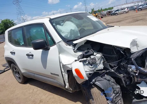 2021 Jeep Renegade Sport Fwd из США, поврежденный, VIN ZACNJCAB7MPM93483